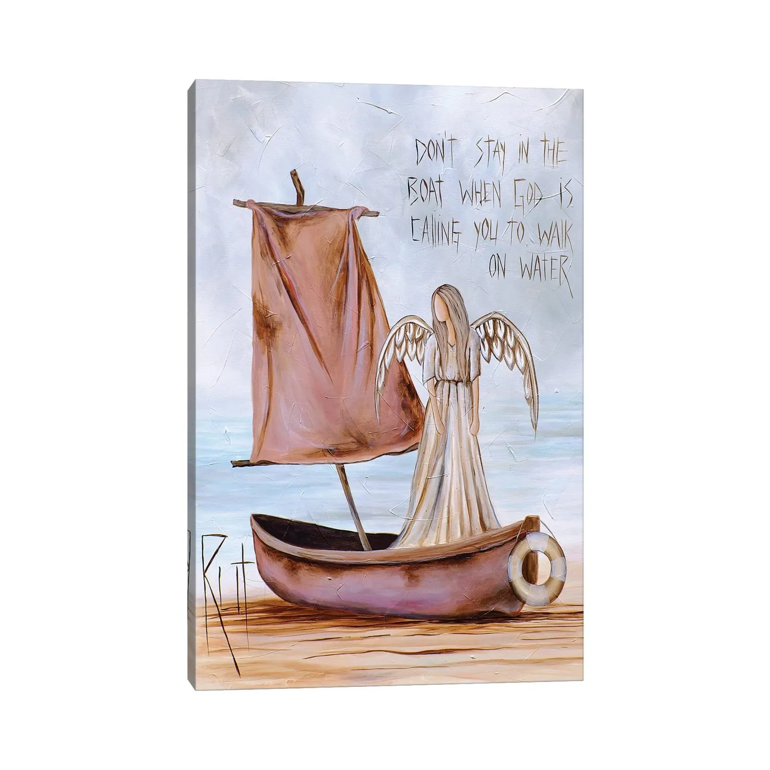 Don't Stay In The Boat by Ruth's Angels - Canvas Gallery Wrap sold by Zulily