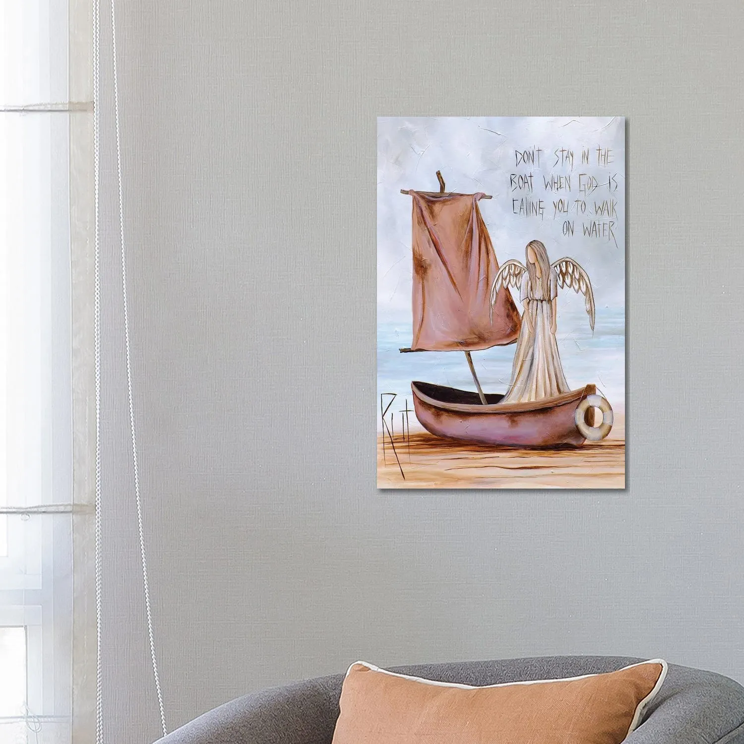 Don't Stay In The Boat by Ruth's Angels - Canvas Gallery Wrap sold by Zulily product image thumbnail 3