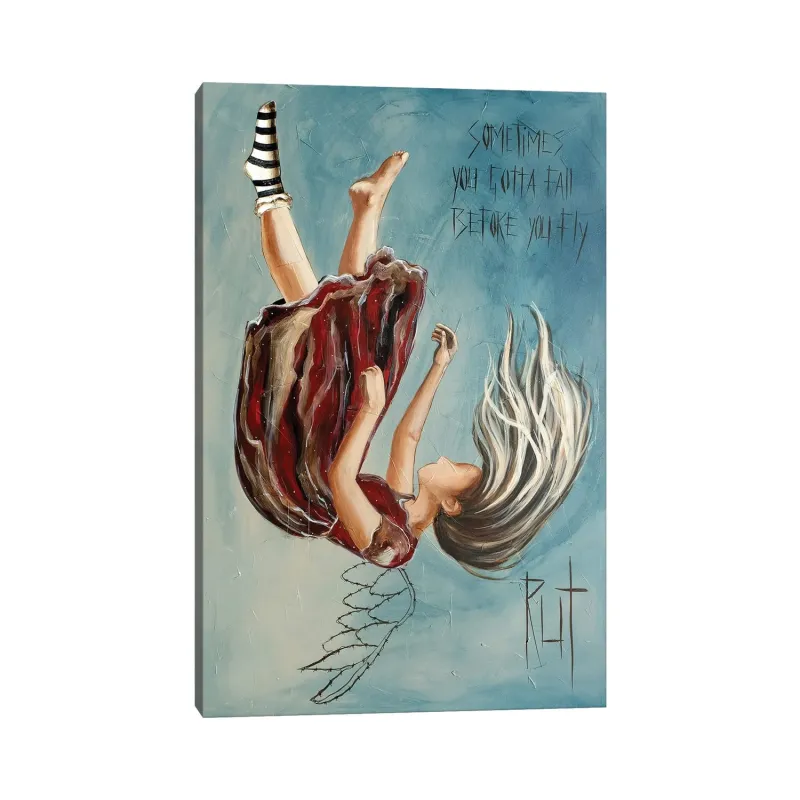 Sometimes You Gotta Fall by Ruth's Angels - Canvas Gallery Wrap made by Zulily