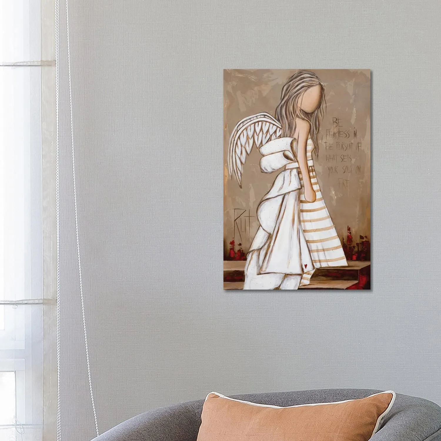 Be Fearless by Ruth's Angels - Canvas Gallery Wrap sold by Zulily product image thumbnail 3