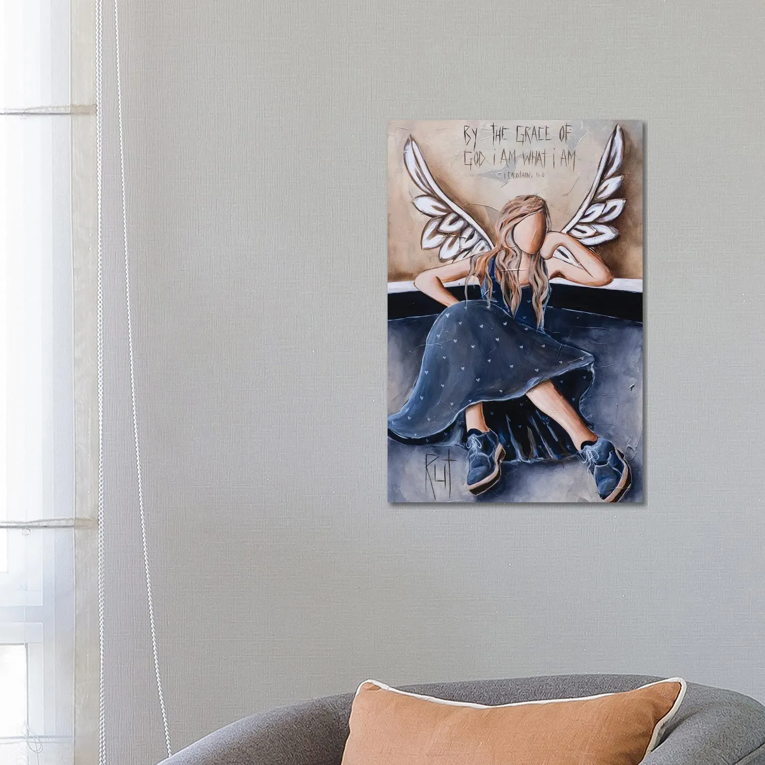 By The Grace Of God by Ruth's Angels - Canvas Gallery Wrap sold by Zulily product image thumbnail 3