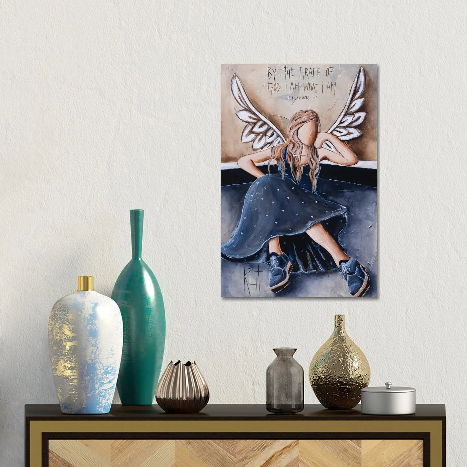 By The Grace Of God by Ruth's Angels - Canvas Gallery Wrap sold by Zulily product image thumbnail 2