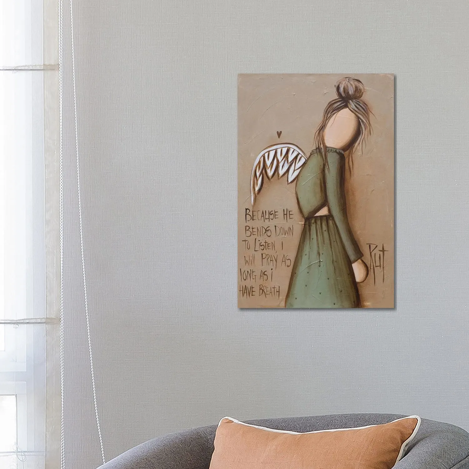 Because He Bends by Ruth's Angels - Canvas Gallery Wrap sold by Zulily product image thumbnail 2