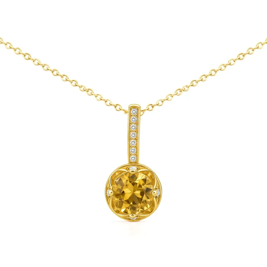 Vertical Necklaces for Women Amethyst Citrine Garnet Necklace Sterling Silver Floating Necklace for Women January February and November Birthstone Jewelry for Women Gift sold by Zulily product image thumbnail 2