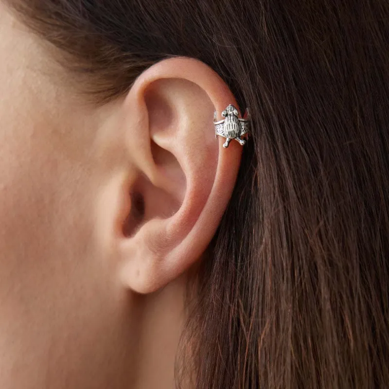 Silvertone Bat Ear Cuff made by Zulily