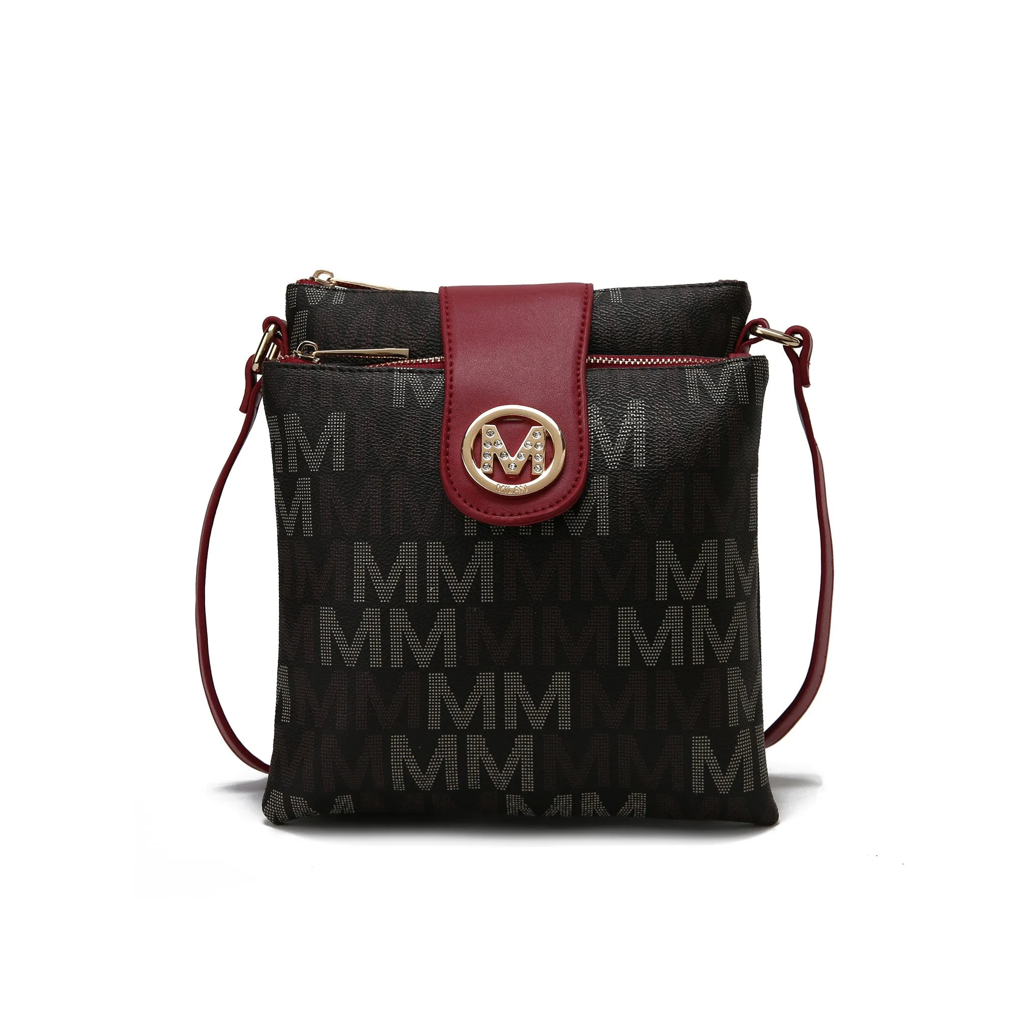 MKF Collection Women's Nadien Signature Crossbody Bag sold by Zulily