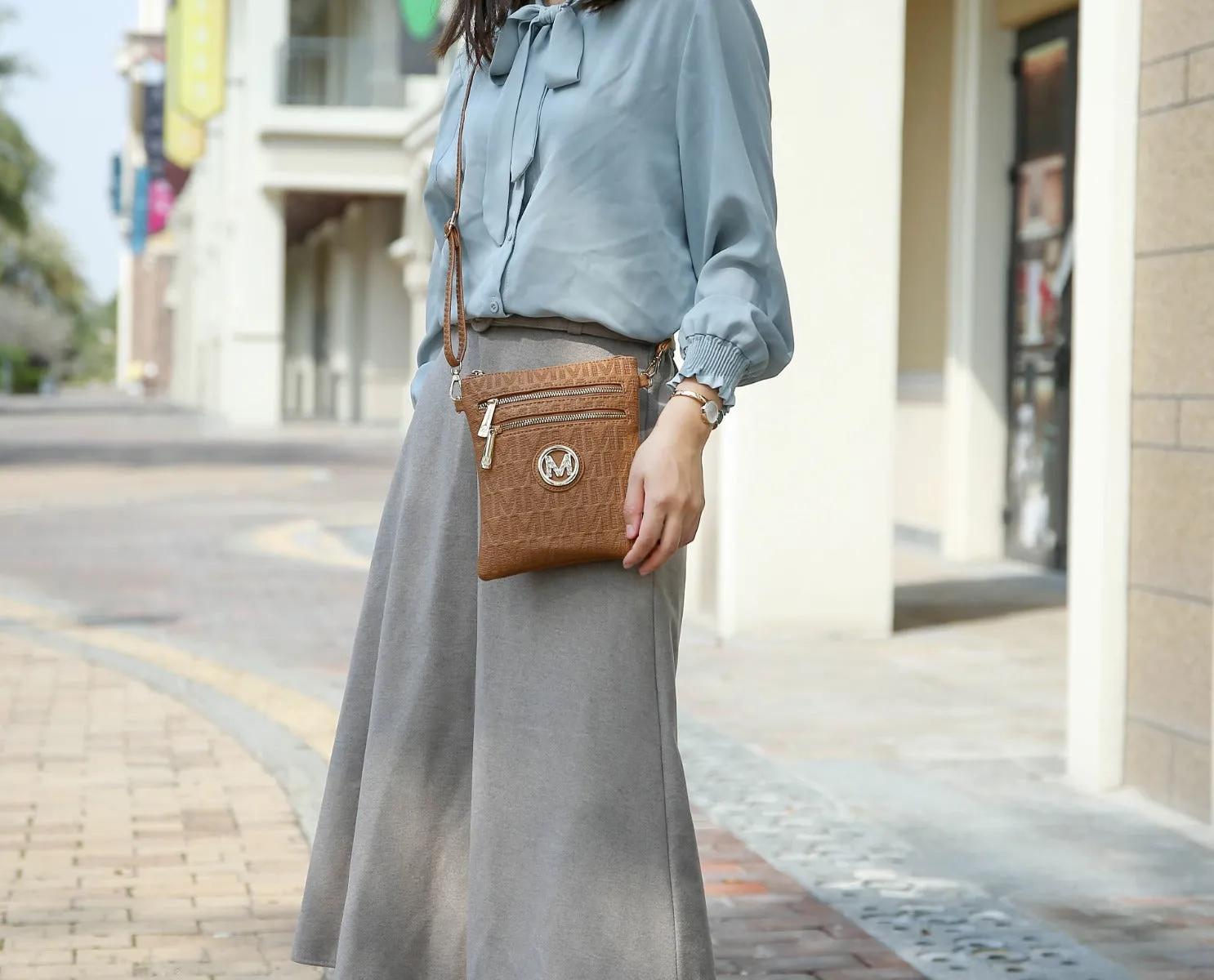 MKF Collection Women's Andrea Signature Crossbody Bag sold by Zulily product image thumbnail 2