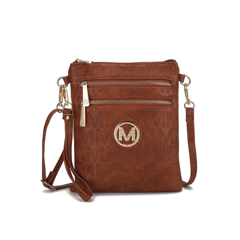 MKF Collection Women's Andrea Signature Crossbody Bag made by MKF Collection