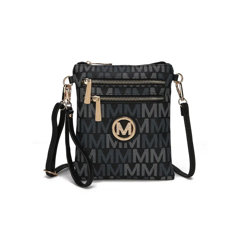 MKF Collection Women's Gaia Milan Signature Crossbody Bag made by MKF Collection