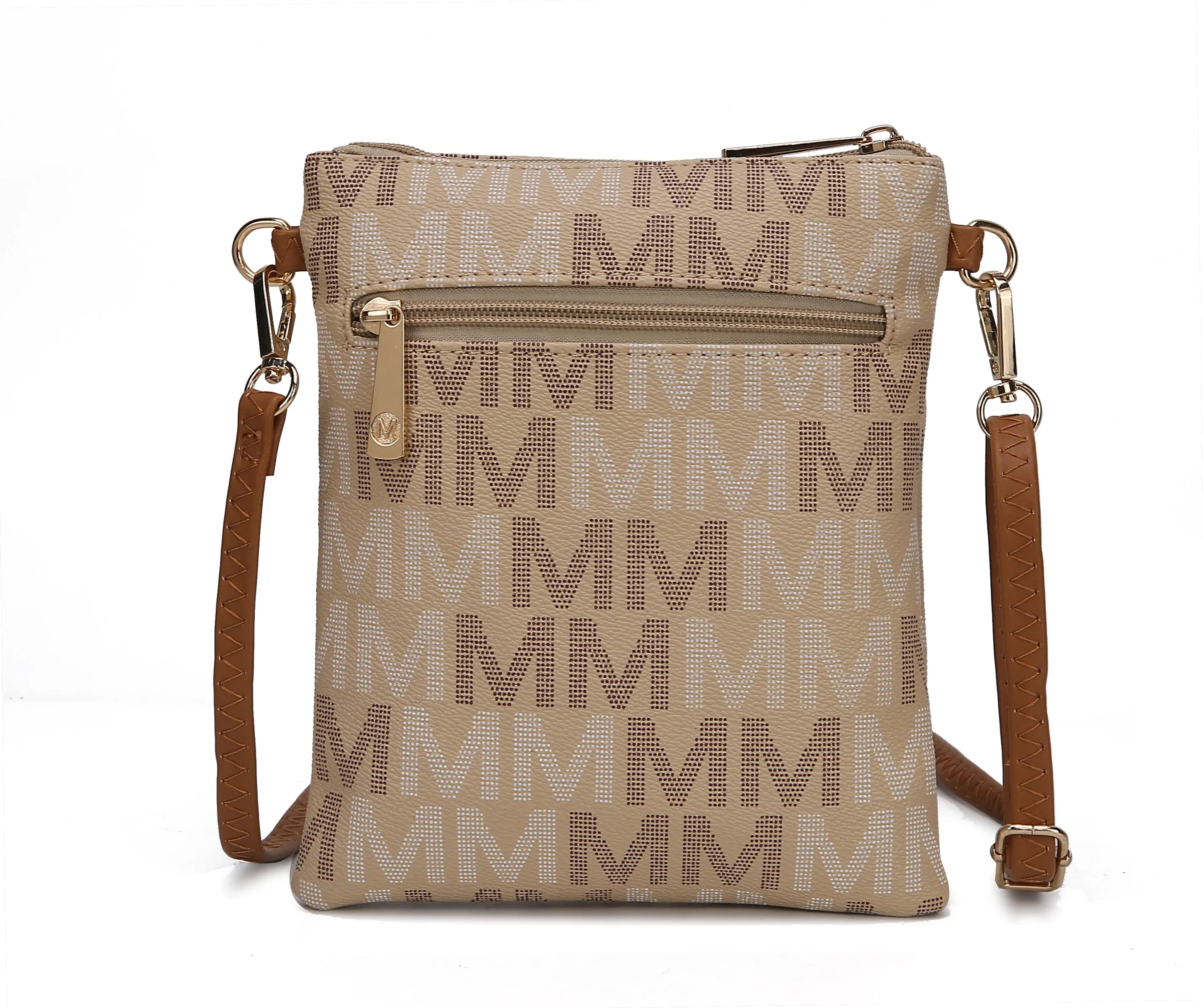 MKF Collection Women's Gaia Milan Signature Crossbody Bag sold by Zulily product image thumbnail 3