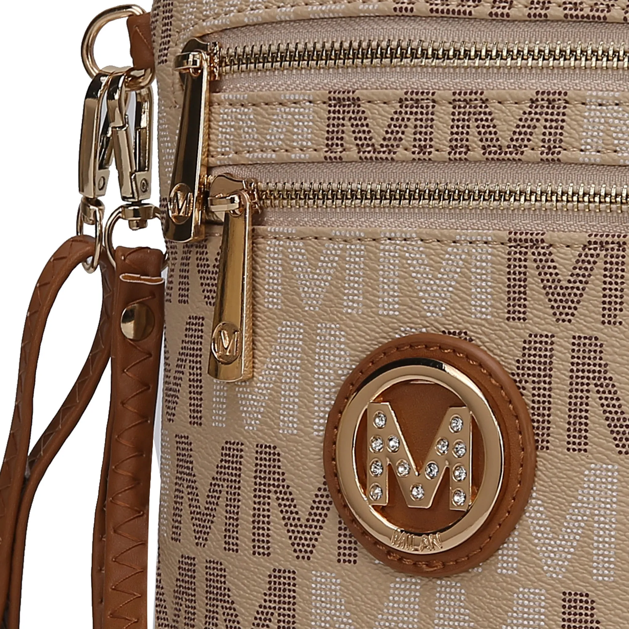 MKF Collection Women's Gaia Milan Signature Crossbody Bag sold by Zulily product image thumbnail 5