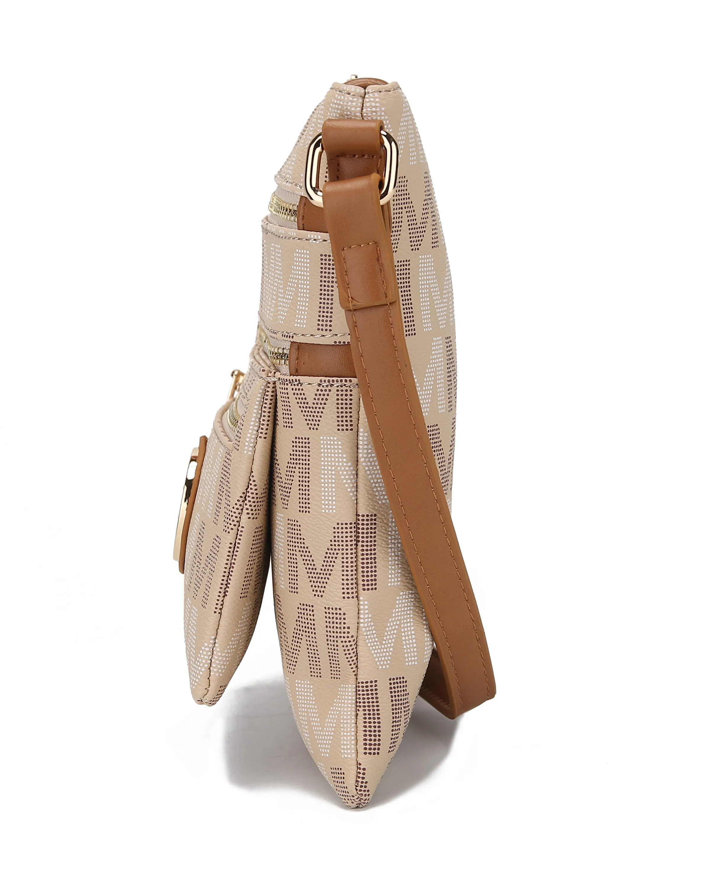 MKF Collection Women's Beatrice Signature Crossbody Bag sold by Zulily product image thumbnail 4