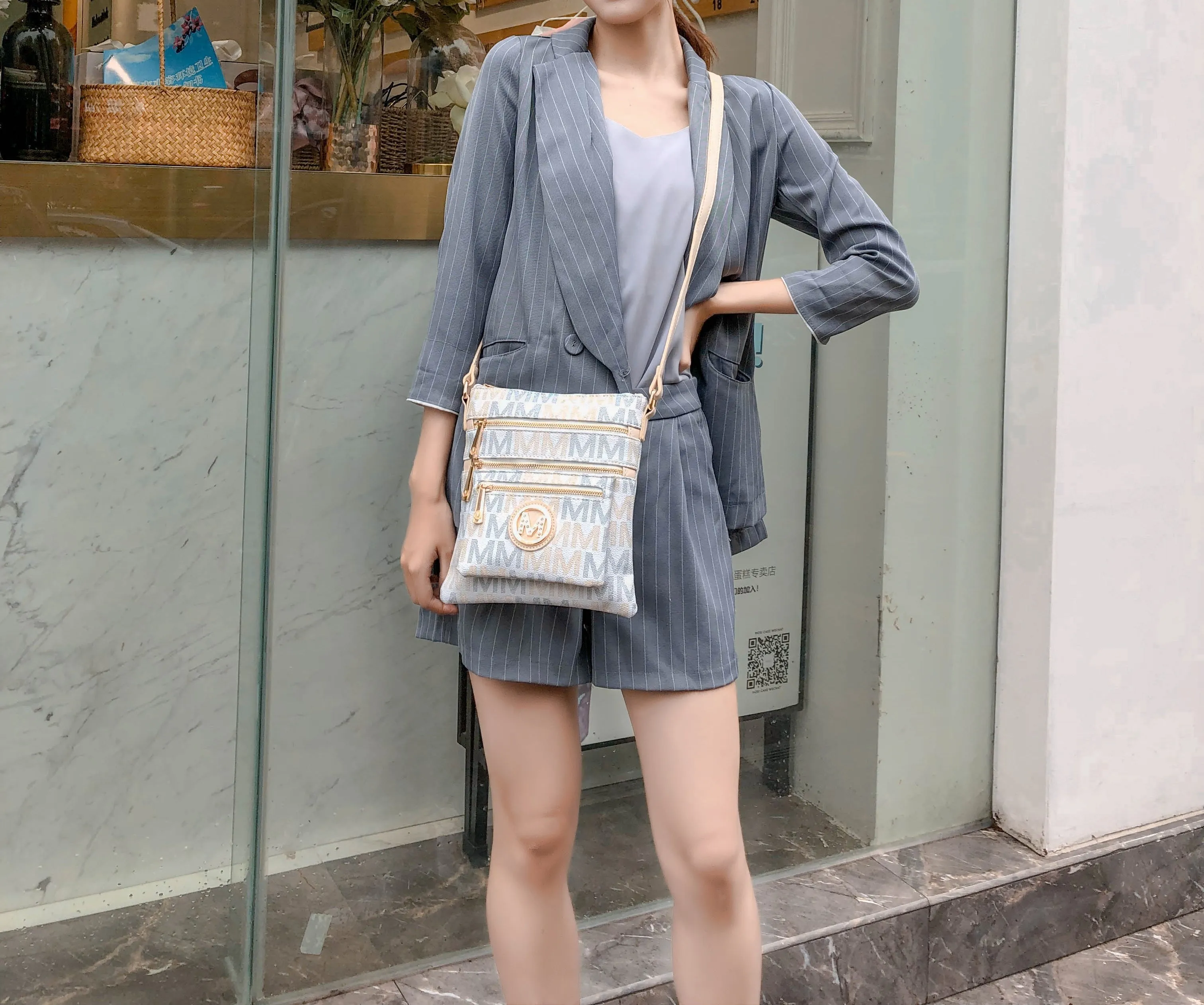 MKF Collection Women's Beatrice Signature Crossbody Bag sold by Zulily product image thumbnail 2