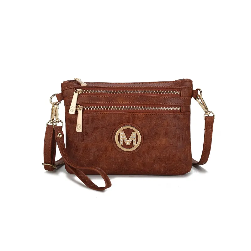 MKF Collection Women's Roonie Signature Phone Crossbody Bag made by MKF Collection