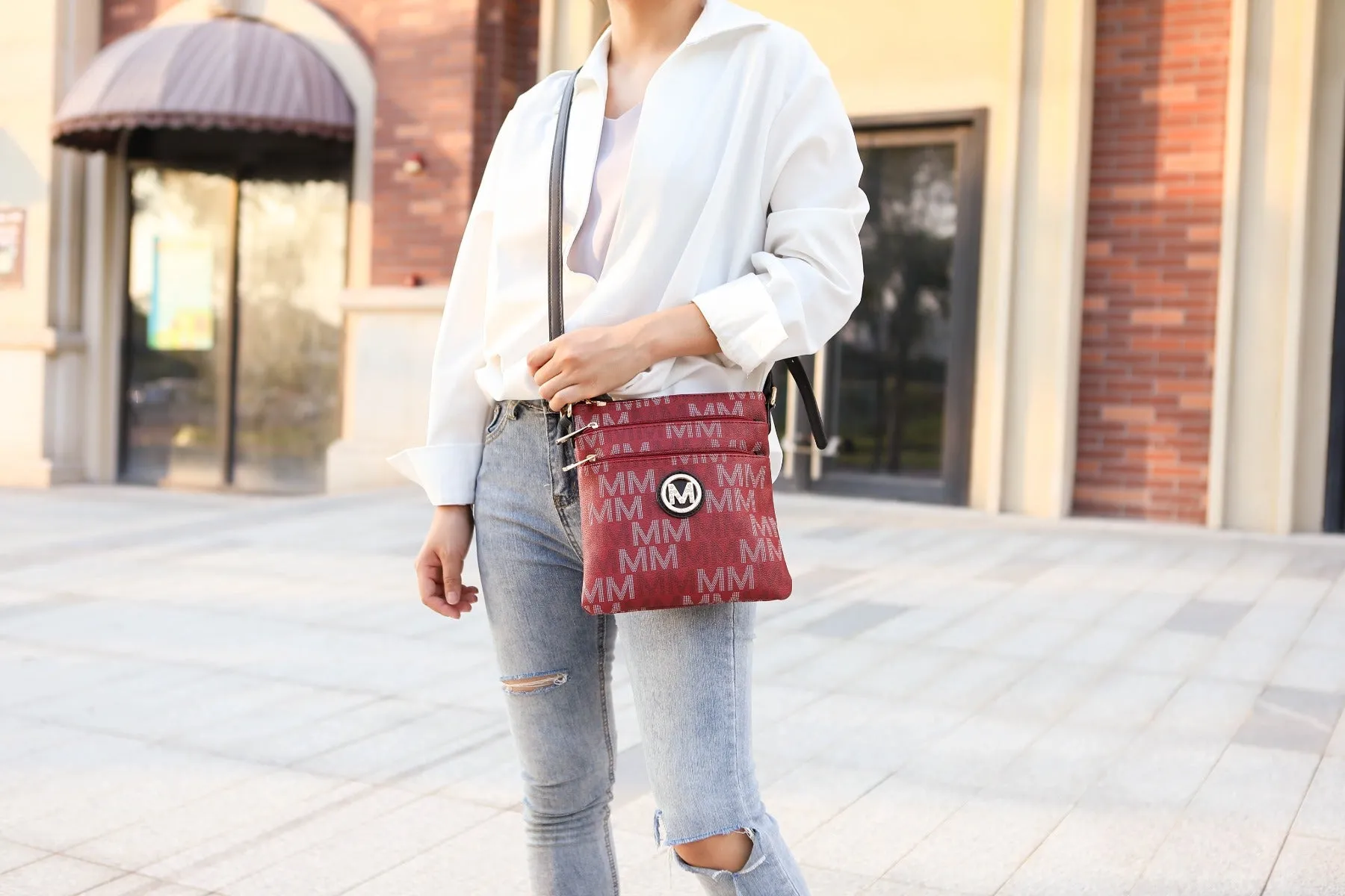 MKF Collection Women's Lemuel Signature Crossbody Bag sold by Zulily product image thumbnail 2
