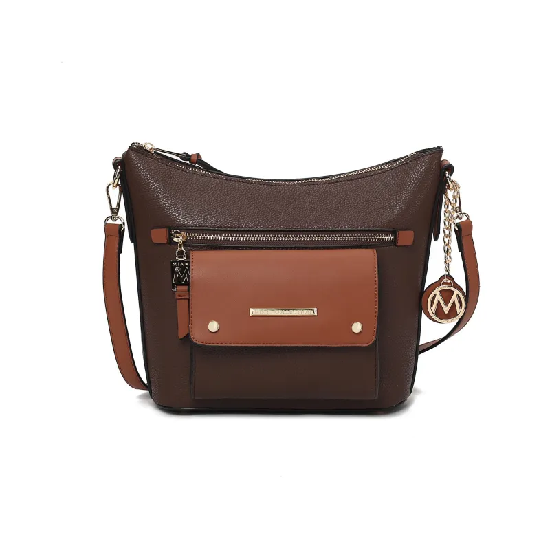 MKF Collection Women's Serenity Color Block Shoulder Bag made by MKF Collection