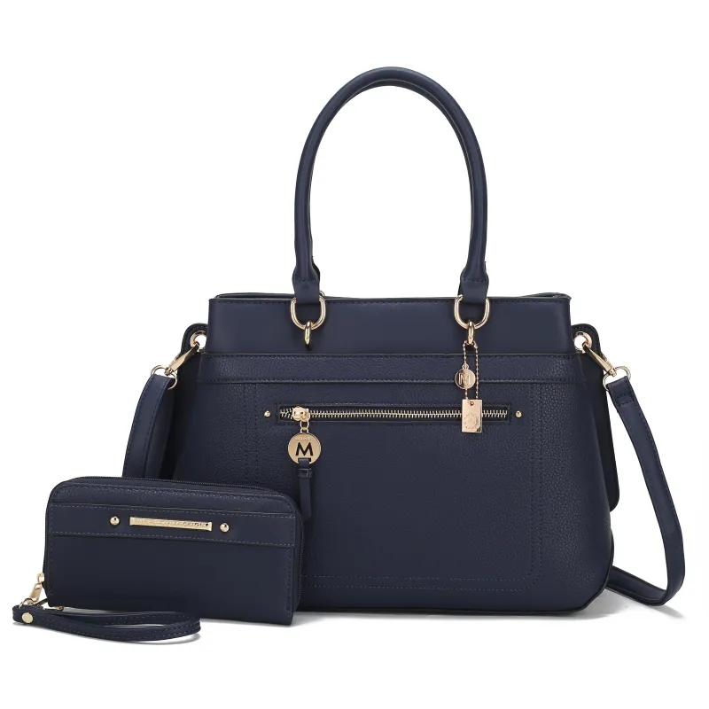 MKF Collection Women's Gardenia Tote Bag And Wallet Set made by MKF Collection