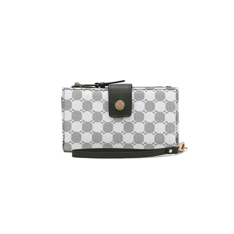 MKF Collection Women's Solene Monogram Wristlet made by MKF Collection
