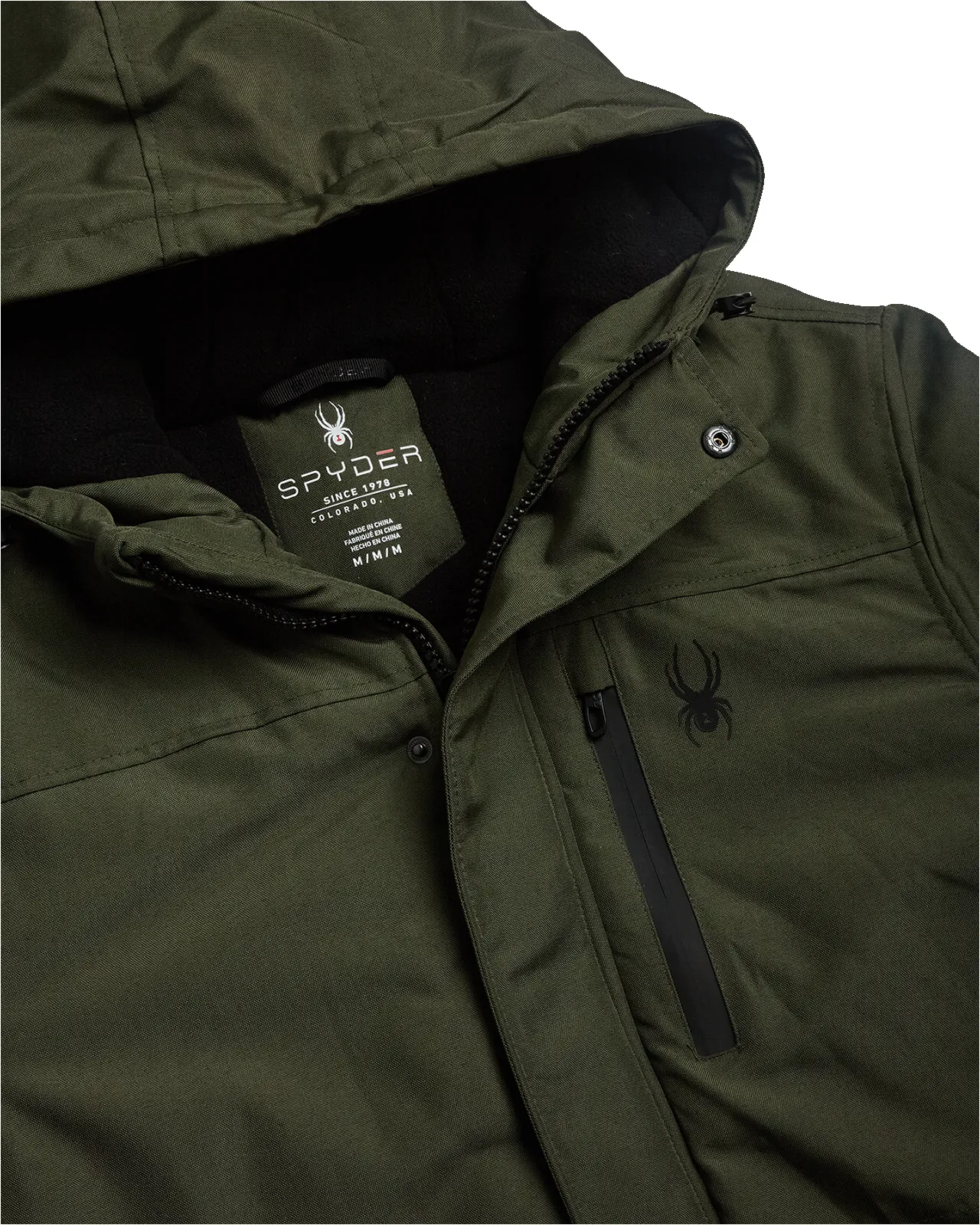 Spyder Men's Parka Jacket - Olive sold by Zulily product image thumbnail 5