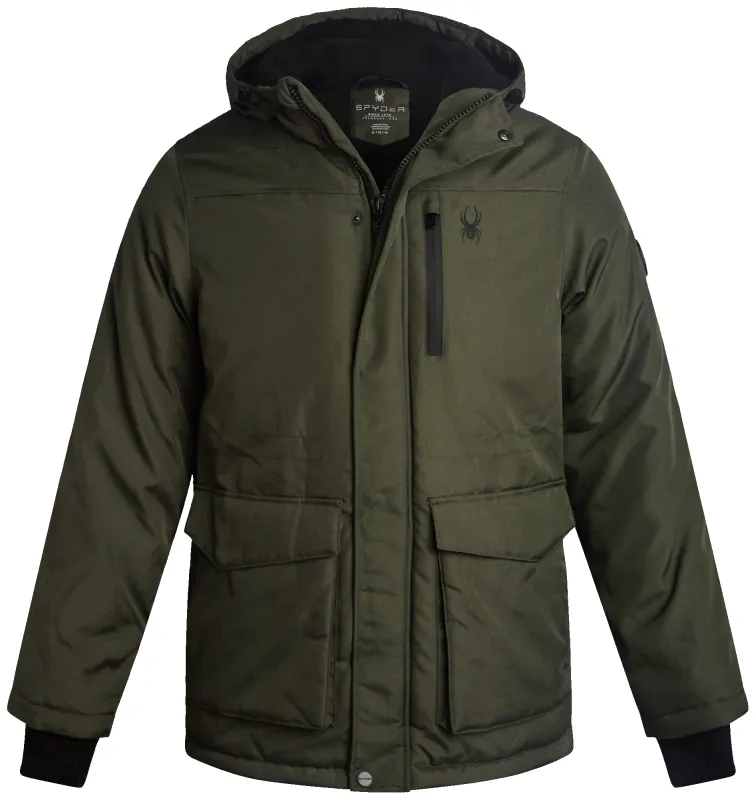 Spyder Men's Parka Jacket - Olive made by Spyder