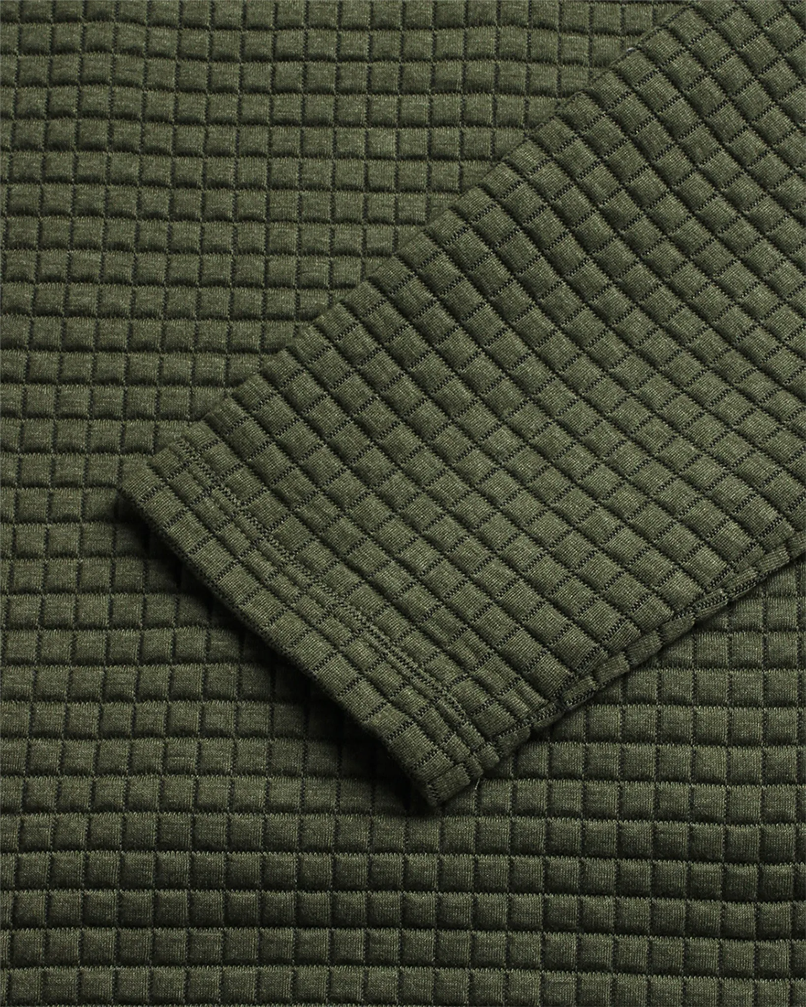 Spyder Men's Box Quilt Quarter Zip - Olive sold by Zulily product image thumbnail 4