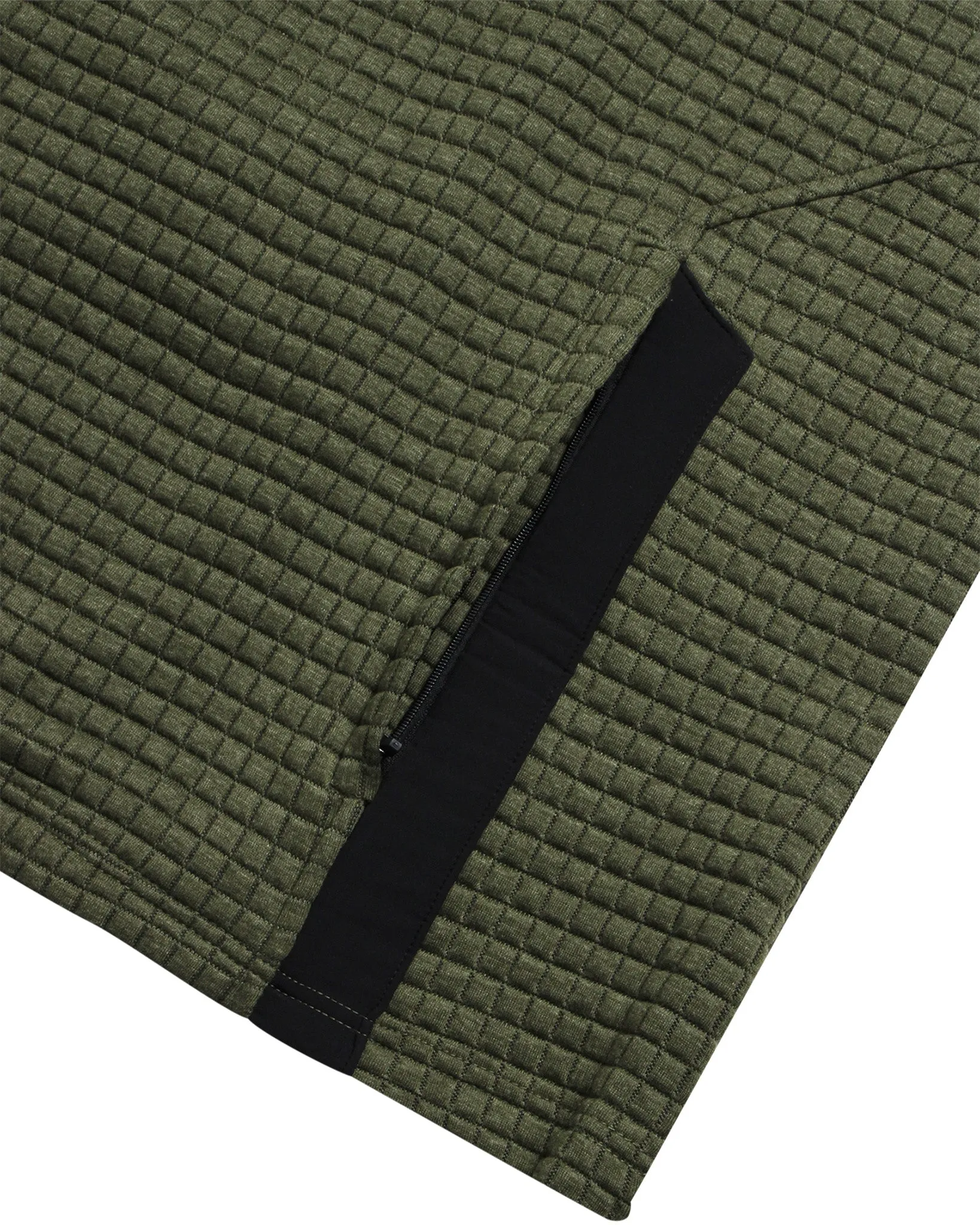 Spyder Men's Box Quilt Quarter Zip - Olive sold by Zulily product image thumbnail 5