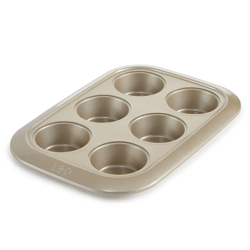 BergHOFF Balance Nonstick Carbon Steel 6-cup Cupcake Pan 2.5" made by Zulily
