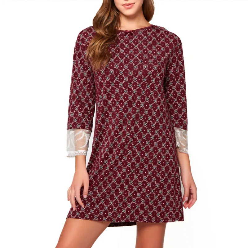 iCollection Long-sleeve Chemise Dress made by Zulily