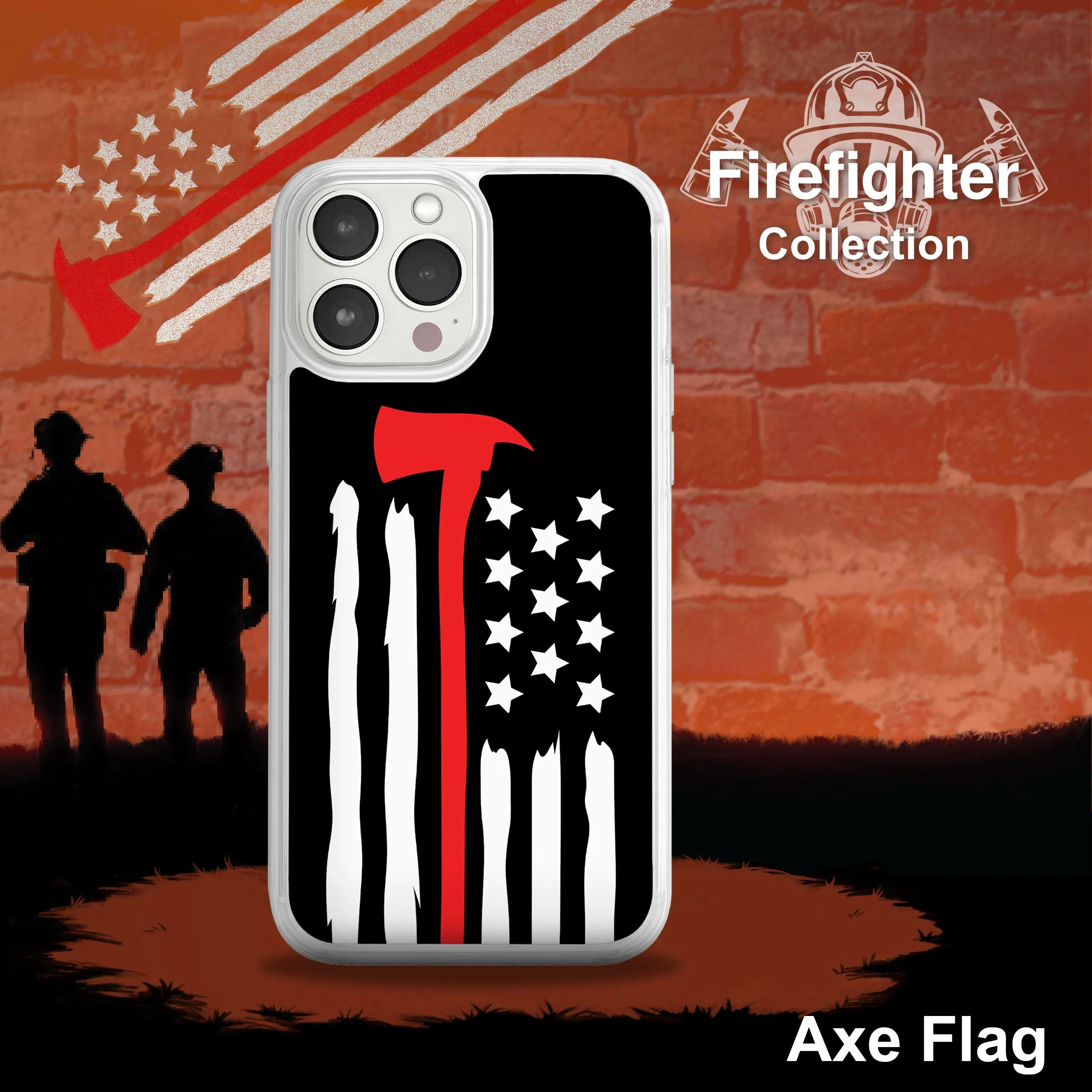 Firefighter HD Apple iPhone 12 Mag-Safe Phone Case sold by Zulily product image thumbnail 2
