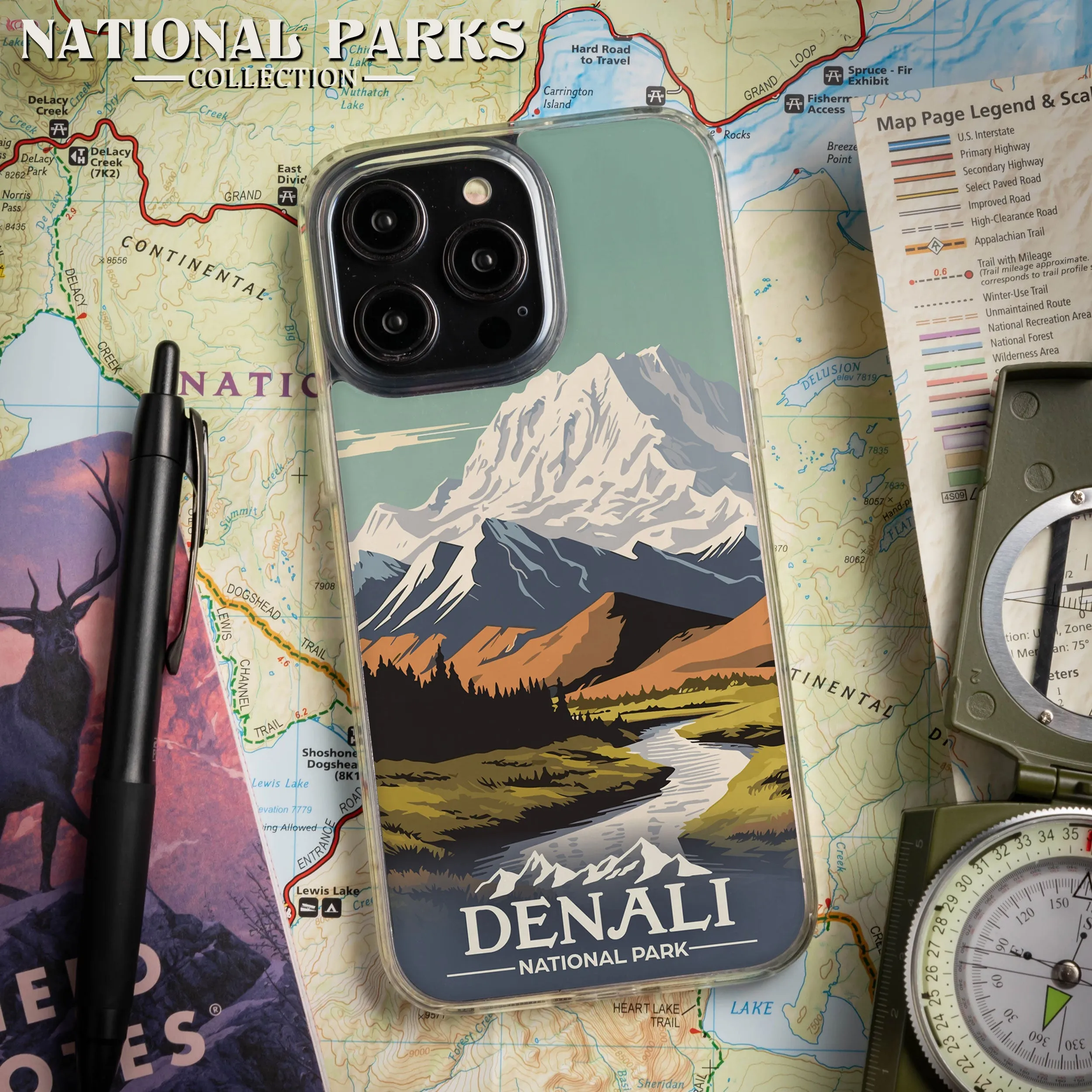National Parks Denali HD Apple iPhone 16 Mag-Safe Phone Case sold by Zulily product image thumbnail 2