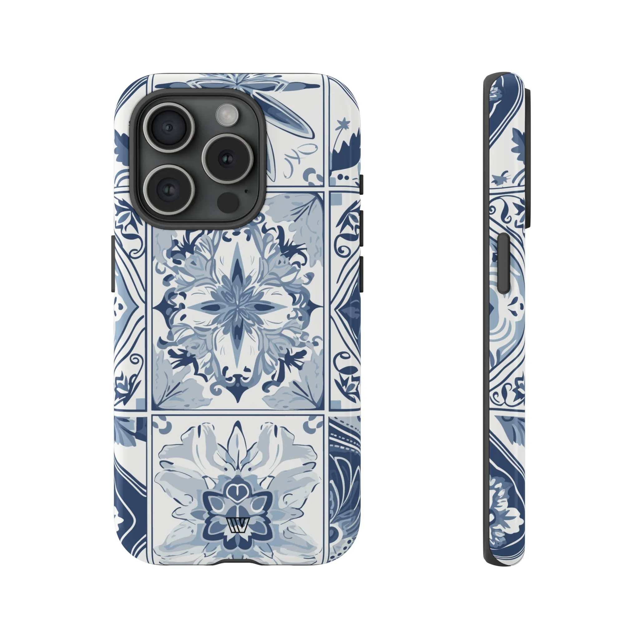BLUE WHITE TILE | Tough Phone Case sold by Zulily product image thumbnail 4