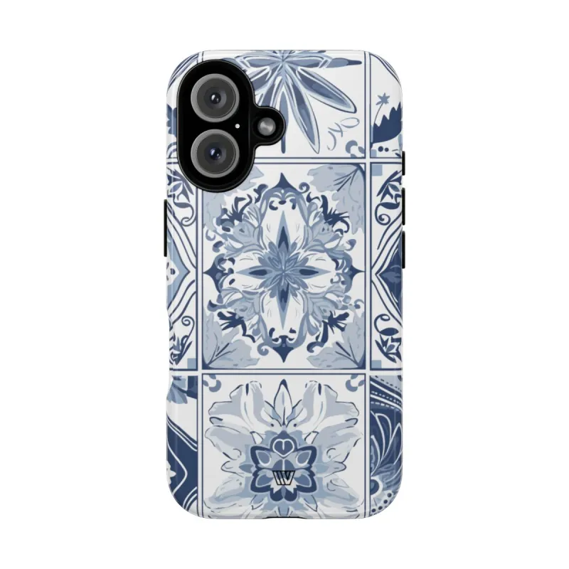BLUE WHITE TILE | Tough Phone Case made by Zulily