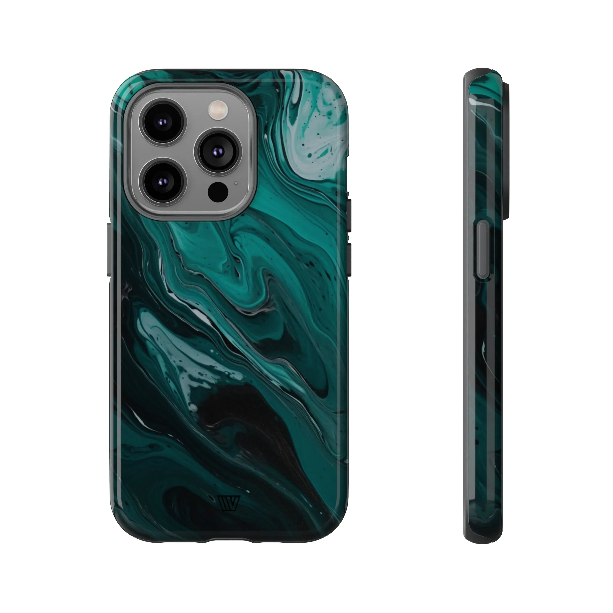 TEAL PAINT SWIRL | Tough Phone Case sold by Zulily product image thumbnail 2