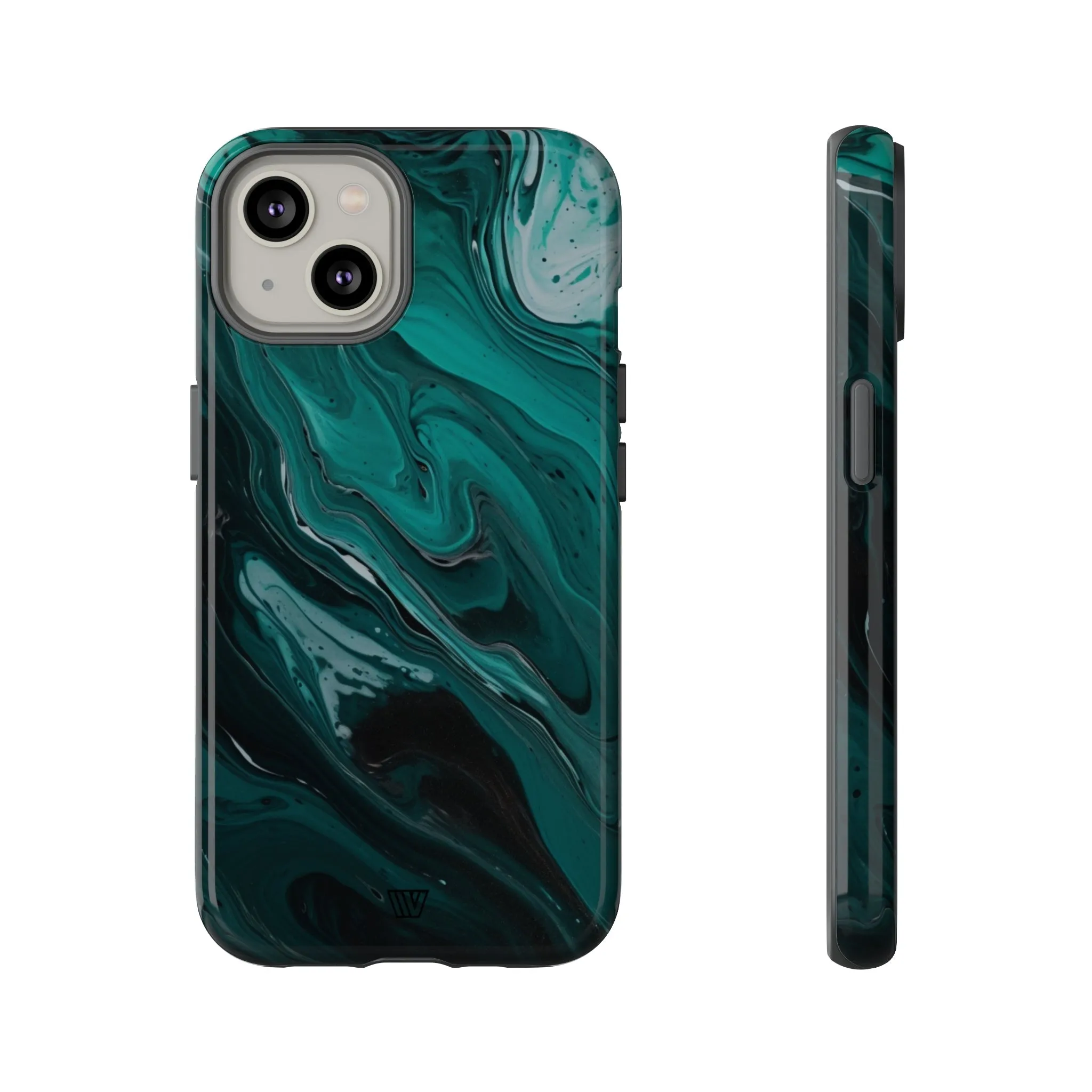 TEAL PAINT SWIRL | Tough Phone Case sold by Zulily product image thumbnail 3