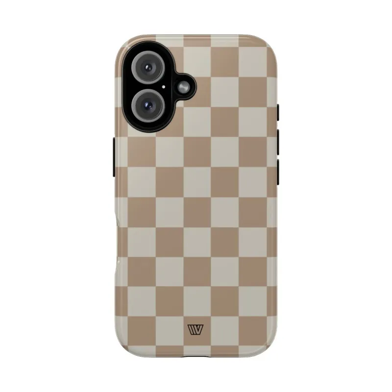 NEUTRAL CHECKERBOARD | Tough Phone Case made by Zulily