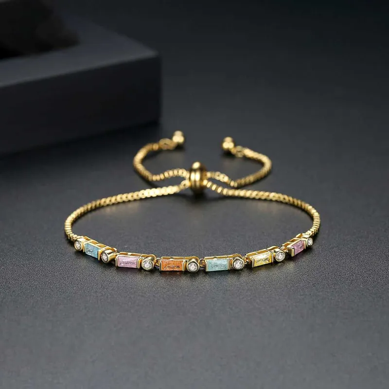 Crystal & Cubic Zirconia Adjustable Bracelet made by Zulily