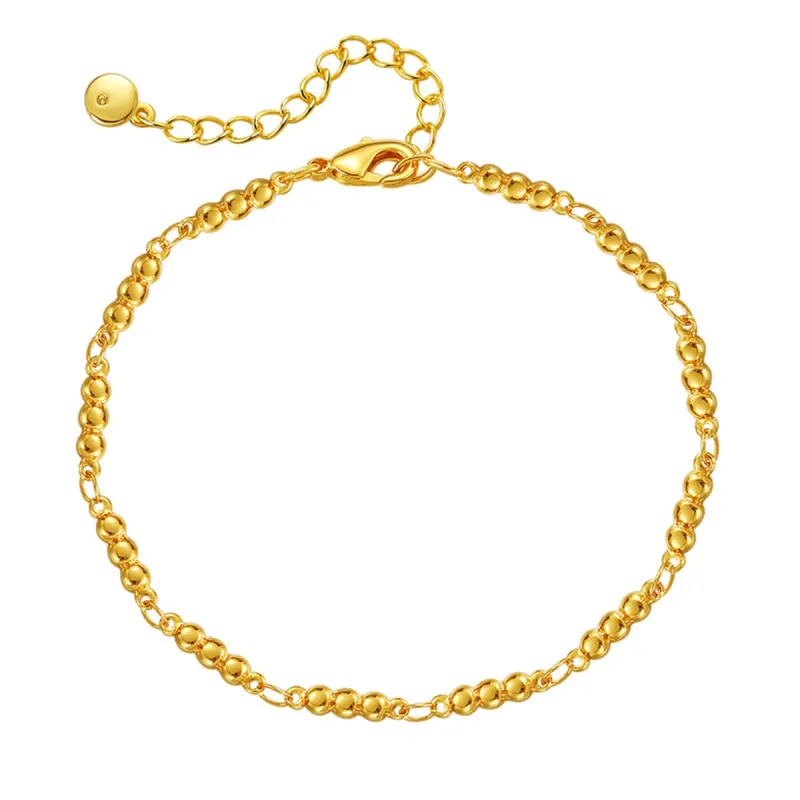 Goldtone Beaded Bracelet made by Zulily