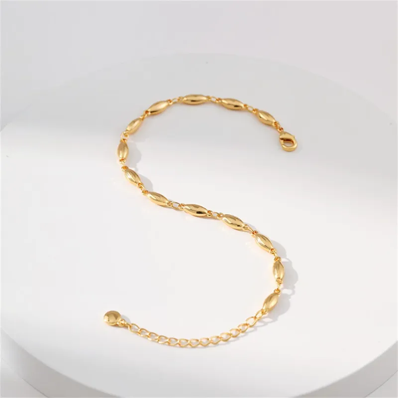 Goldtone Olive Chain Bracelet made by Zulily