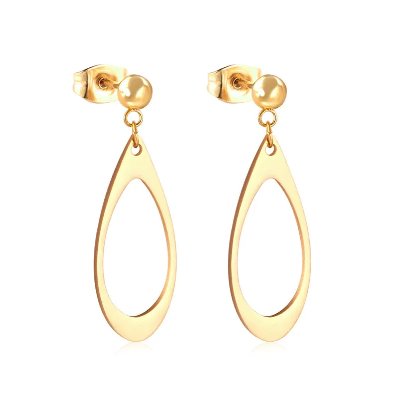 Goldtone Openwork Drop Earrings made by Zulily