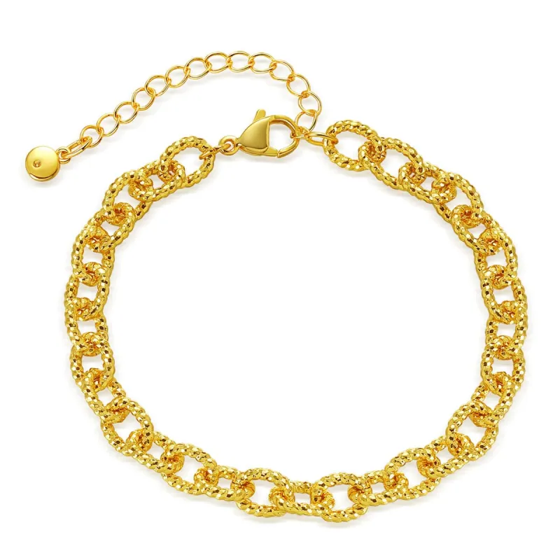 Goldtone Twine Adjustable Bracelet made by Zulily