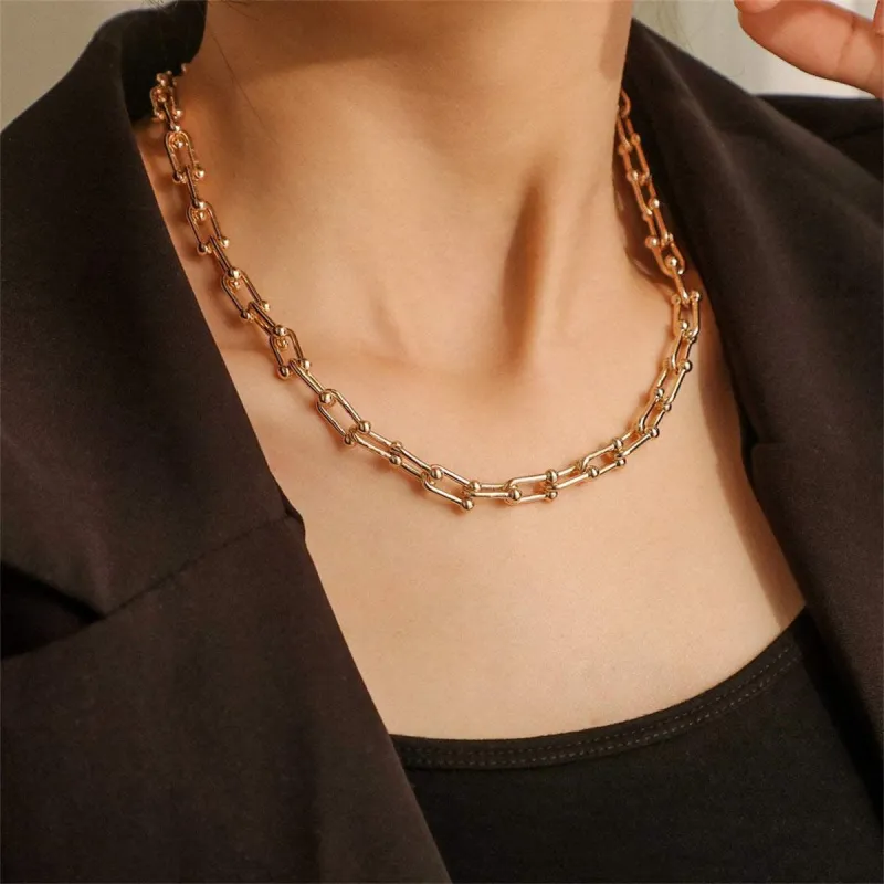 Goldtone Vachette Chain Necklace made by Zulily
