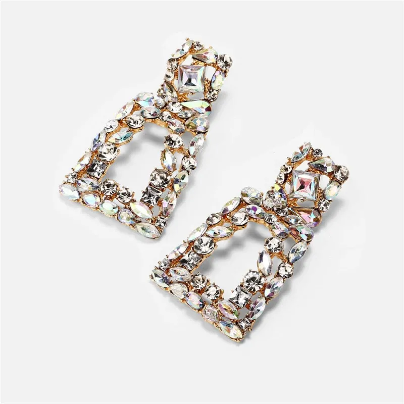 Crystal & Cubic Zirconia Open Ladder Drop Earring made by Zulily