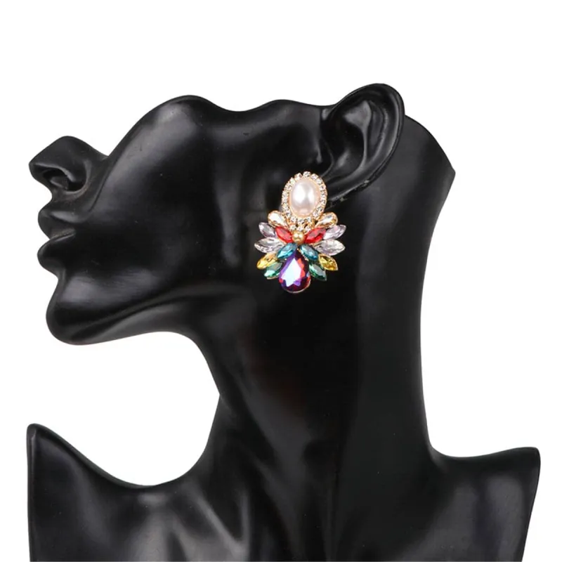 Crystal & Cubic Zirconia Botany Drop Earrings made by Zulily