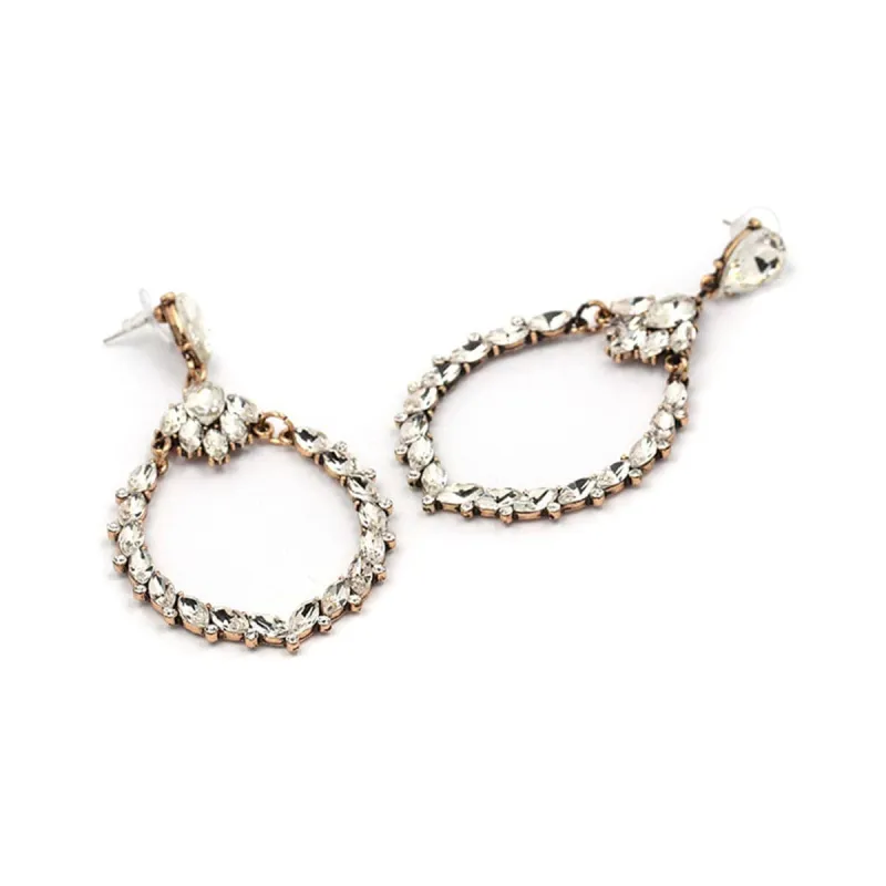 Crystal & Cubic Zirconia Marquise-Cut Drop Earrings made by Zulily