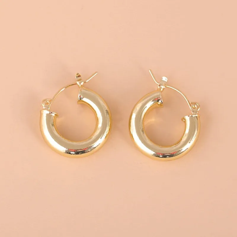 Goldtone Huggie Earrings made by Zulily