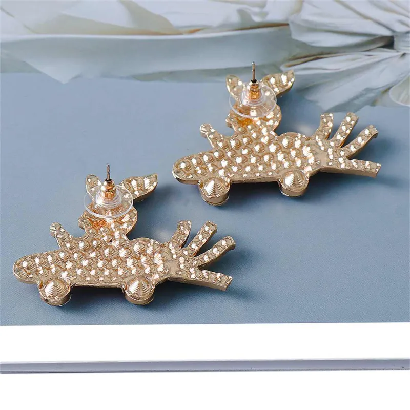 Orange Cubic Zirconia & Goldtone Carrot Car Rabbit Stud Earrings made by Zulily