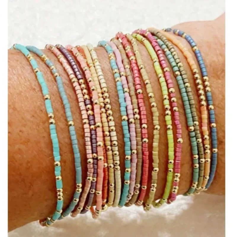 Stackable Boho Bracelets for Women made by Leo Rosi