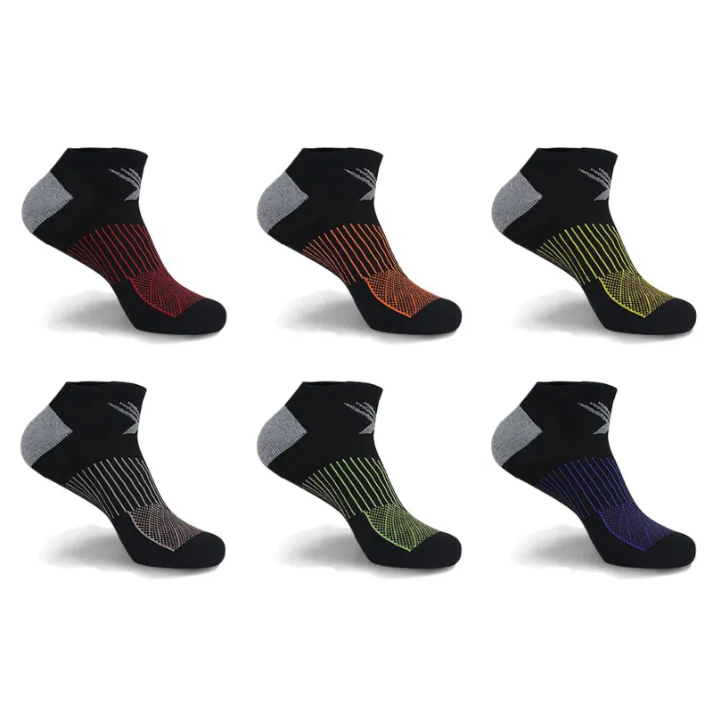 Extreme Fit 6-Pairs Elite Super Lite Cushioned Recovery and Performance Ankle Socks made by Zulily
