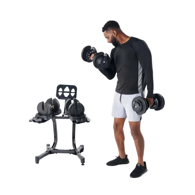 Echelon Strength Adjustable Dumbbells with Stand made by Zulily