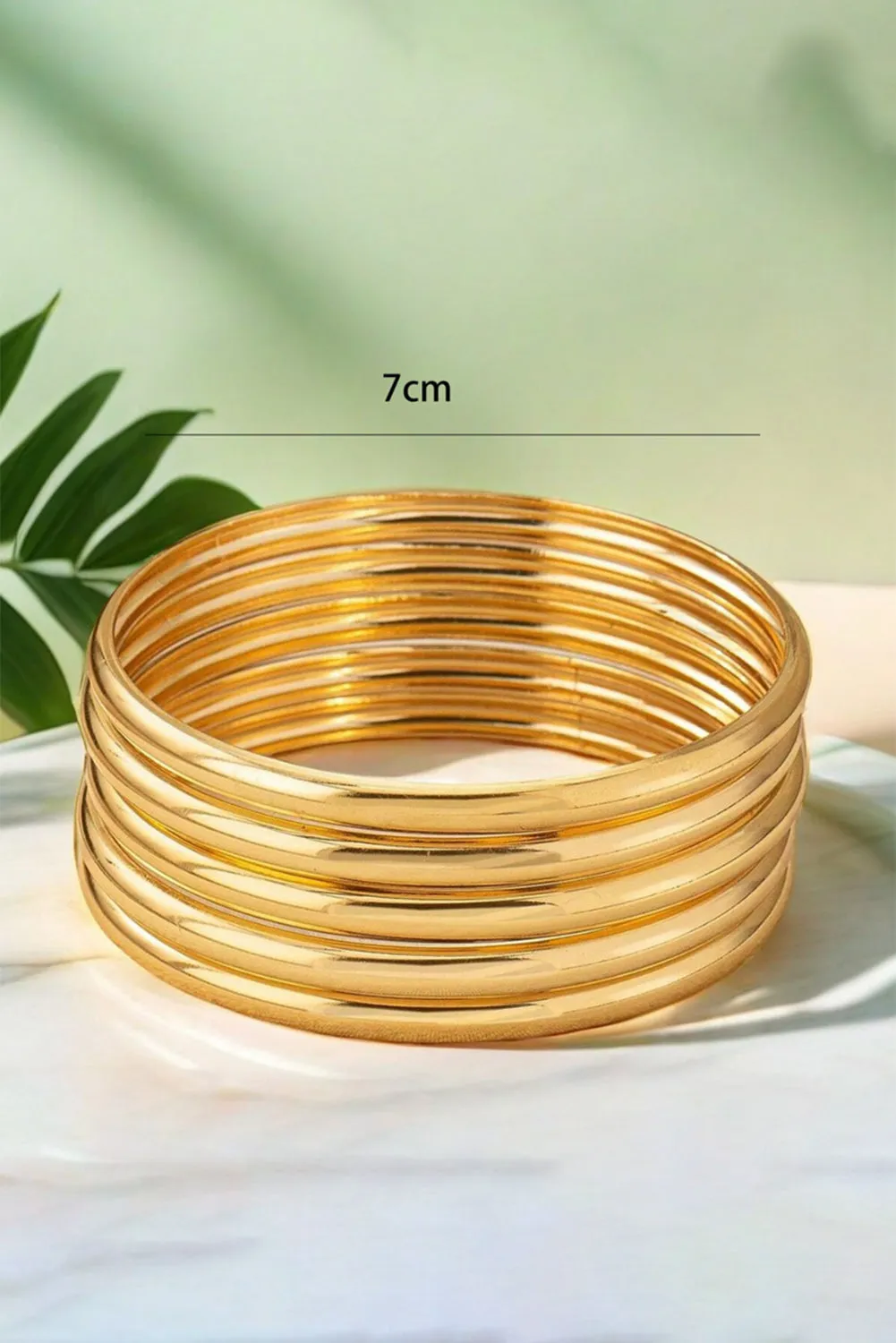 Gold Multi Layer Bangle Bracelet sold by Zulily product image thumbnail 3